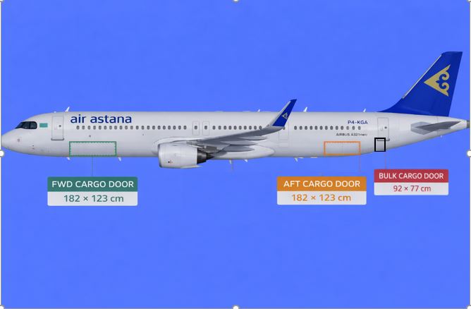 A321 Cargo Layout